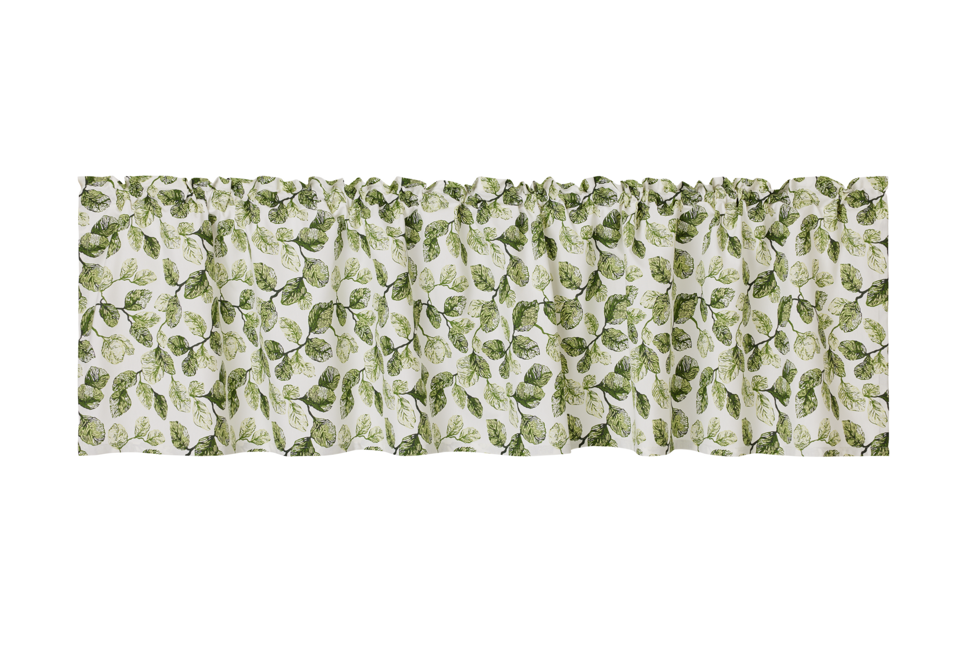 108250-7500; Vallila Alkulähde-verhokappa Vihreä / 60x250 cm