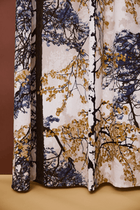 4908-101203-1068CU_1; Vallila Retriitti-verho Beige / Sininen / 140x250 cm