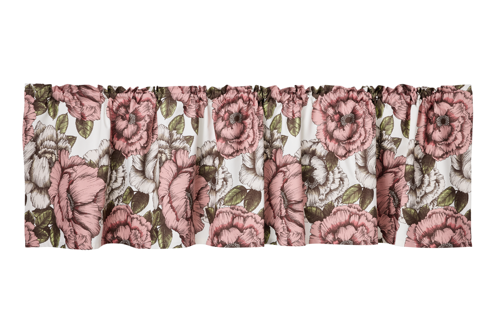 CT003614-4271; Vallila Alma-verhokappa Pinkki-vihreä / 60x250 cm