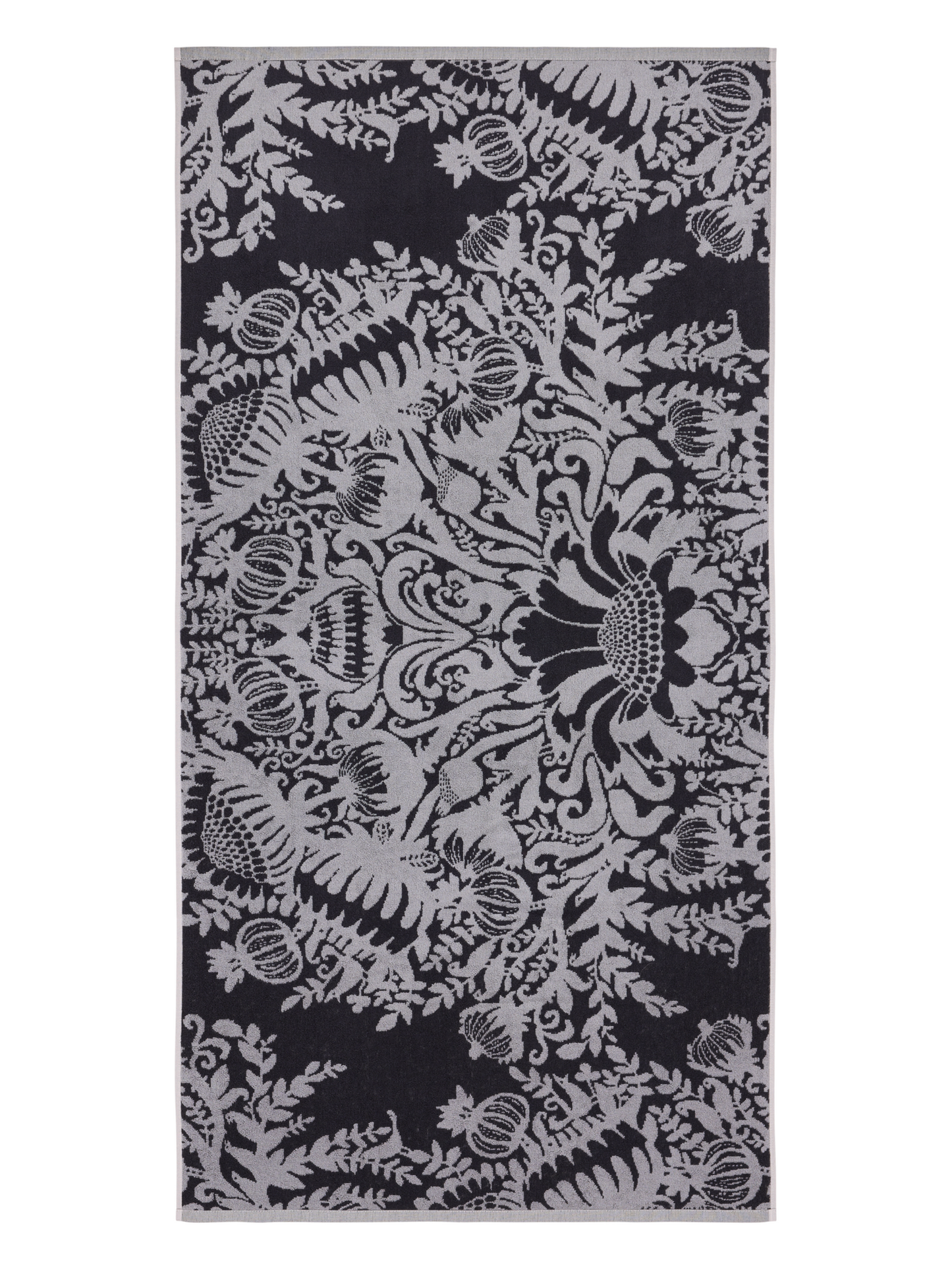 100801-9600_3; Vallila Laululintu-pyyhe Harmaa / 70x140 cm