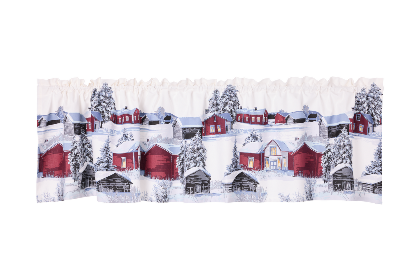 103764-1; Vallila Muisto-verhokappa Punainen / 60x250 cm