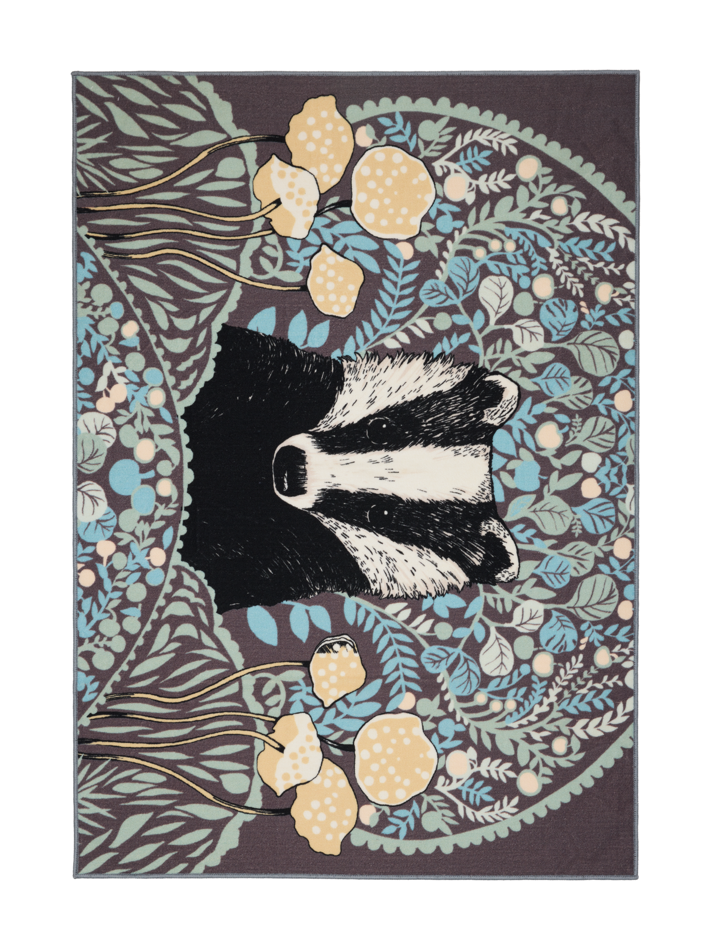 109360-6070; Vallila Yövuoro-matto Vedensininen / 133x190 cm