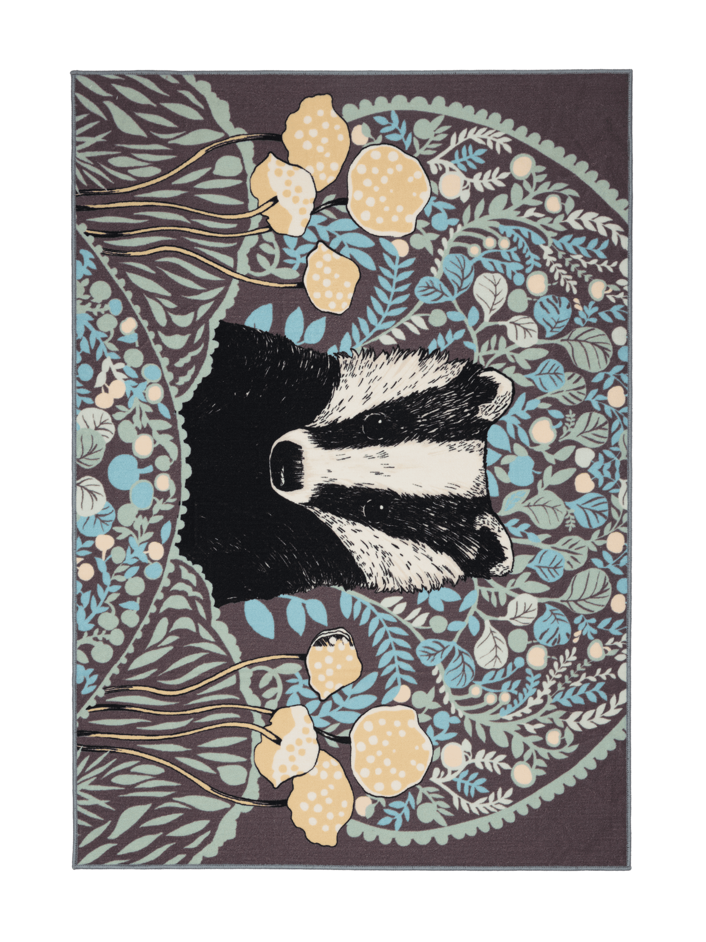 109360-6070; Vallila Yövuoro-matto Vedensininen / 133x190 cm