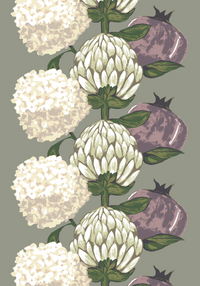 108827-7720; Vallila Artisokka-vahakangas 145 cm Vihreä / 145 cm