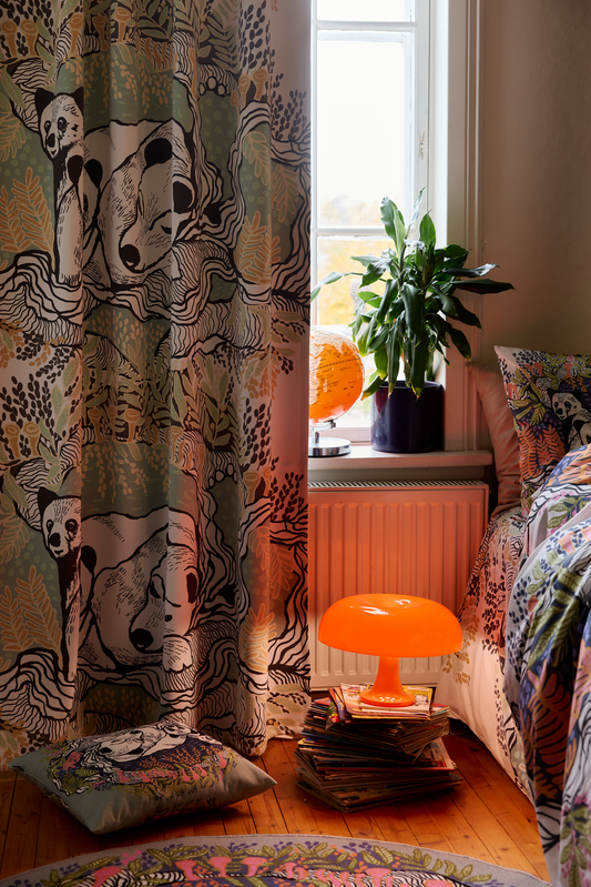 109020-7110_1; Vallila Unikeot-pimennysverho Mintunvihreä / 140x250 cm