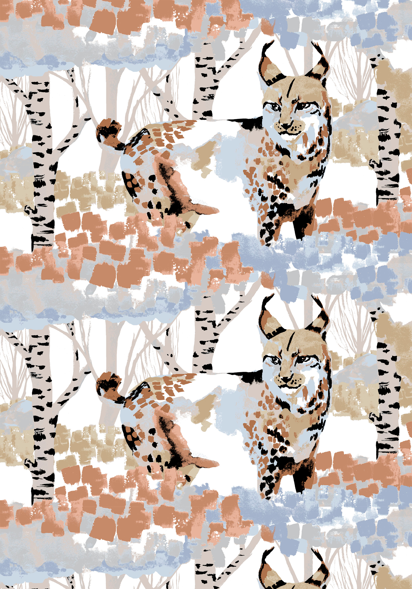 23310-101305-1060FA; Vallila Ilves-kangas 150 cm Beige / Sininen / 150 cm