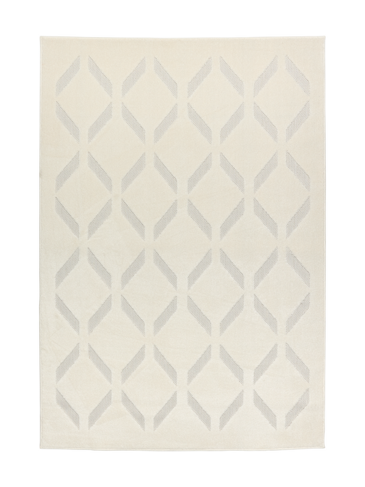 108734-1; Vallila Toivo-matto Valkoinen / 160x230 cm