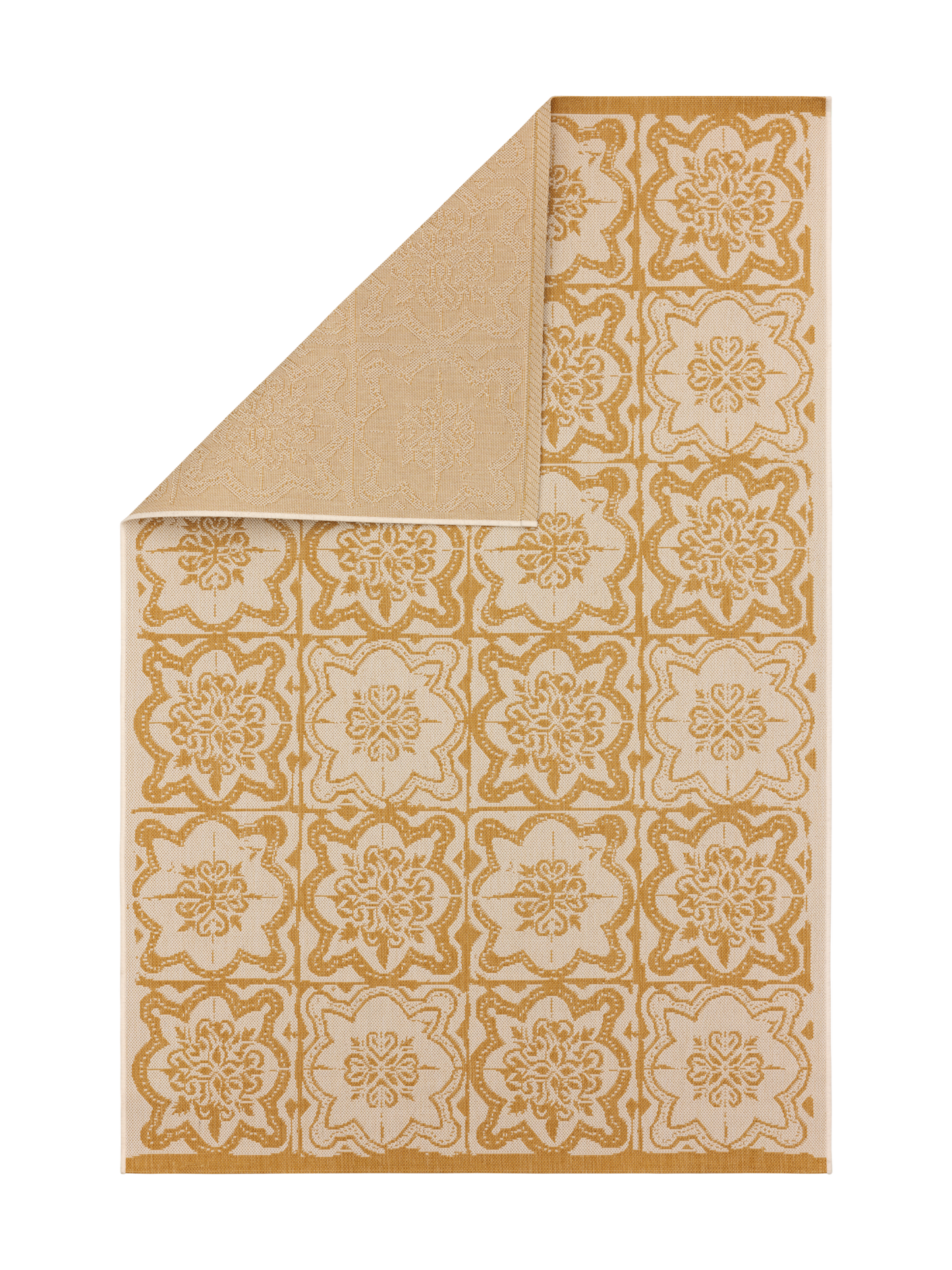 108599-2900_2; Vallila Kujakatti-matto Keltainen / 160x230 cm