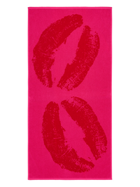 109135-4540; Vallila Erika-kylpypyyhe Punainen-pinkki / 70x140 cm