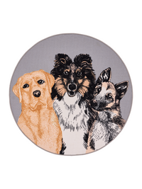 108731-1000; Vallila Ystävykset-matto Beige / Ø133 cm