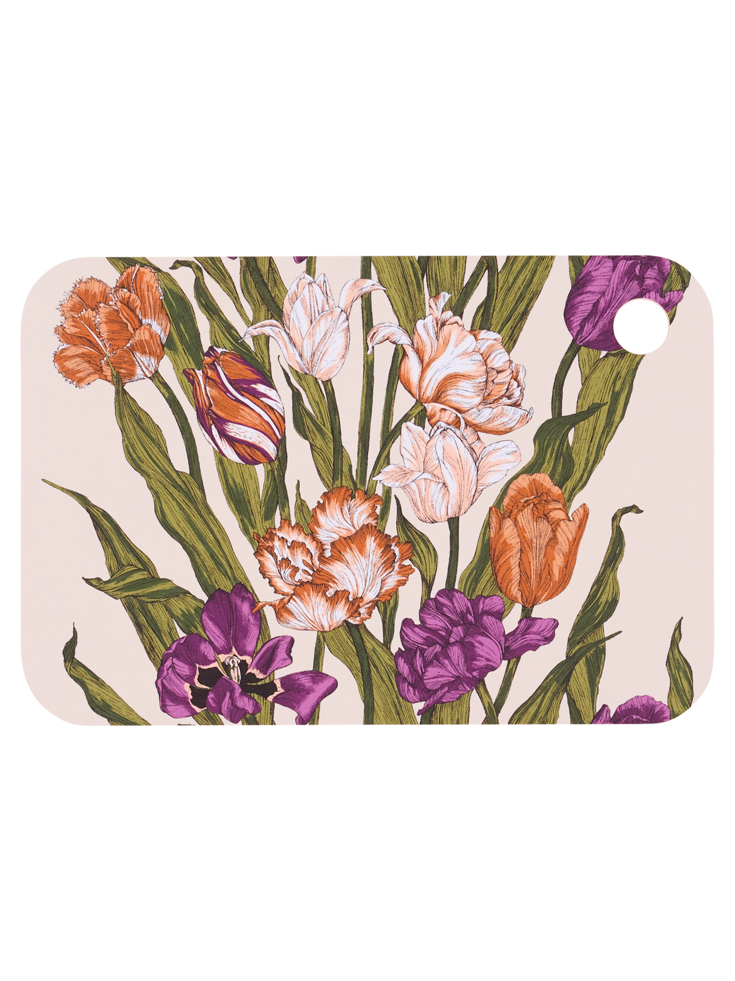 109290-3750; Vallila Kukoistus-leikkuulauta Terra-violetti / 21x31 cm