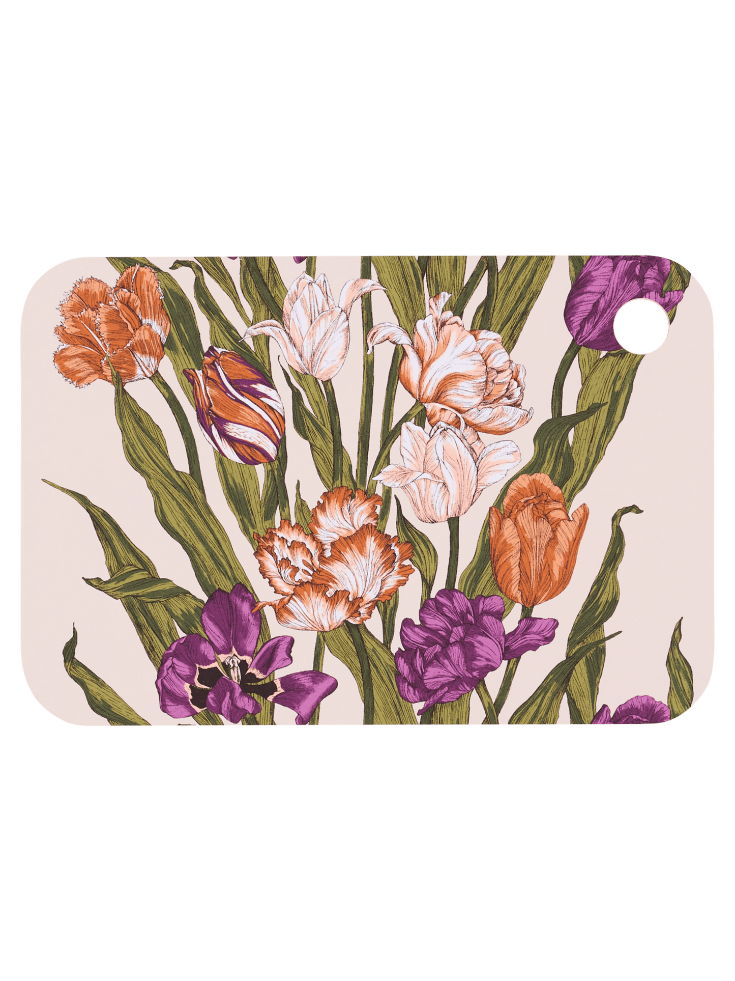 109290-3750; Vallila Kukoistus-leikkuulauta Terra-violetti / 21x31 cm