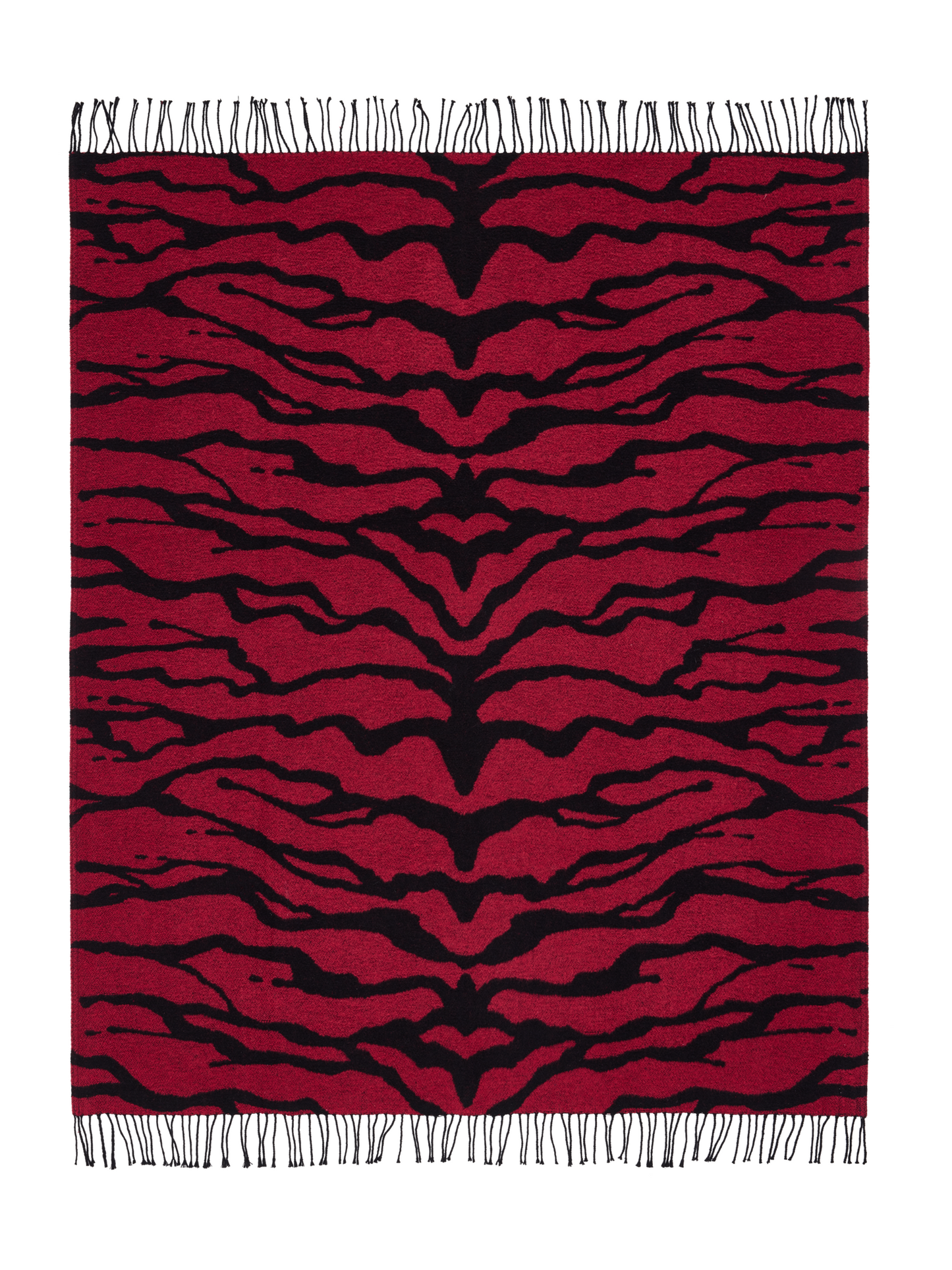 109132-4500_2; Vallila Kuuma puuma -huopa Punainen / 125x170 cm
