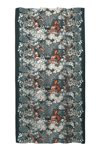 23310-121639-7900CU; Vallila Nokosilla-verho Teal / 140x240 cm