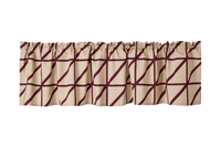 23310-239828-1049VA; Vallila Lucina-verhokappa Beige-viininpunainen / 60x250 cm