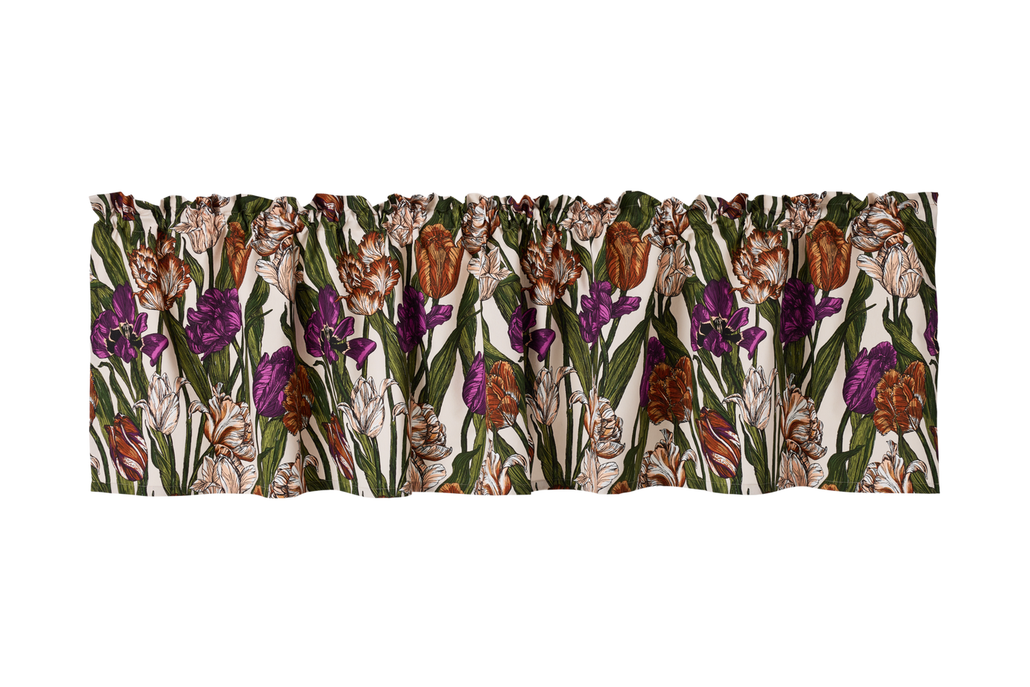 23310-101300-3750VA; Vallila Kukoistus-verhokappa Terra-violetti / 60x250 cm