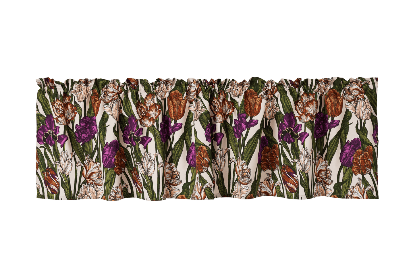 23310-101300-3750VA; Vallila Kukoistus-verhokappa Terra-violetti / 60x250 cm