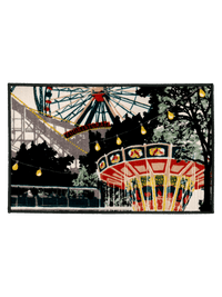 109224-8000; Vallila Lintsi-kynnysmatto Monivärinen / 50x80 cm