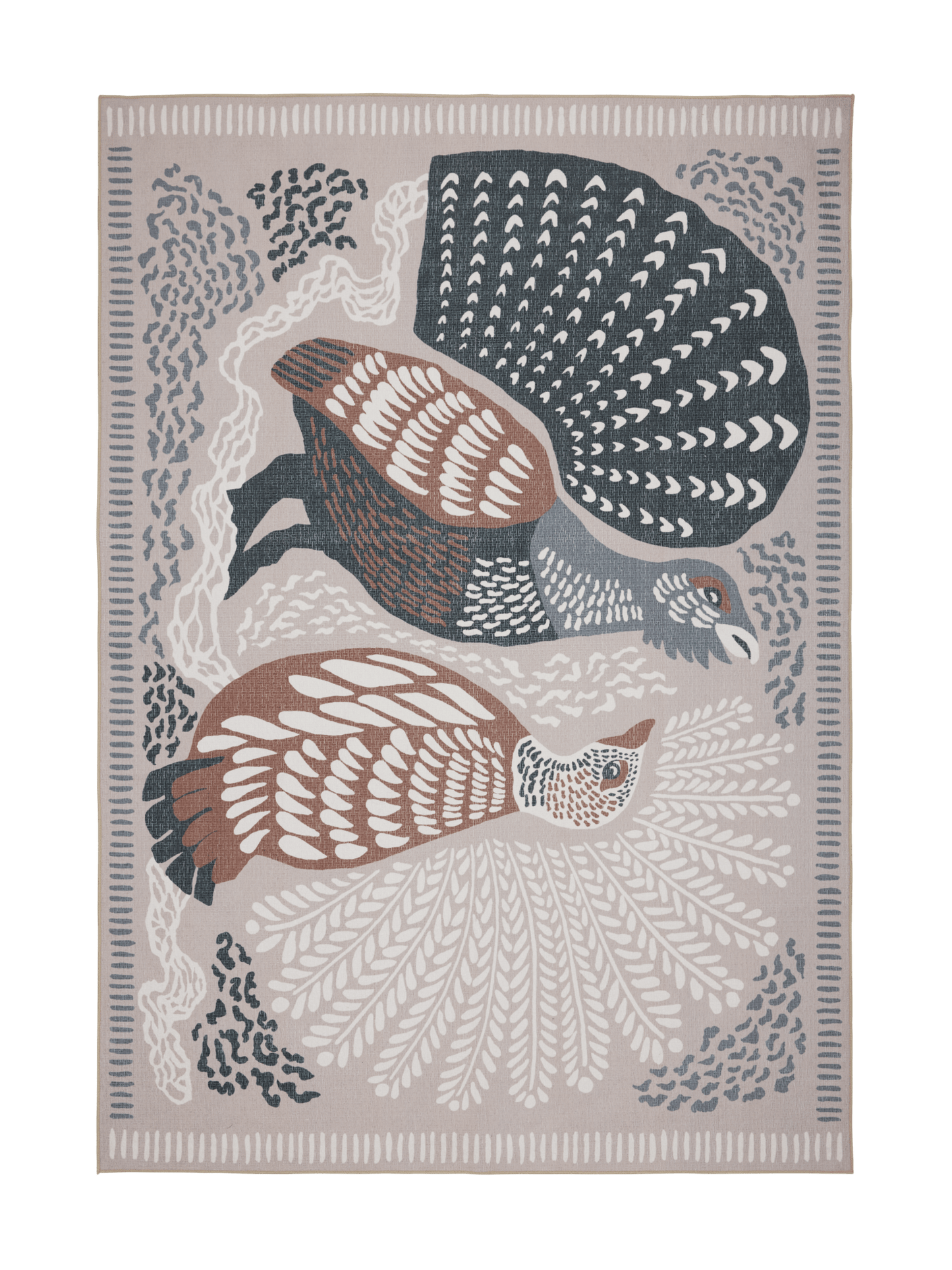 109347-1000; Vallila Metsänvartijat-matto Beige / 140x200 cm