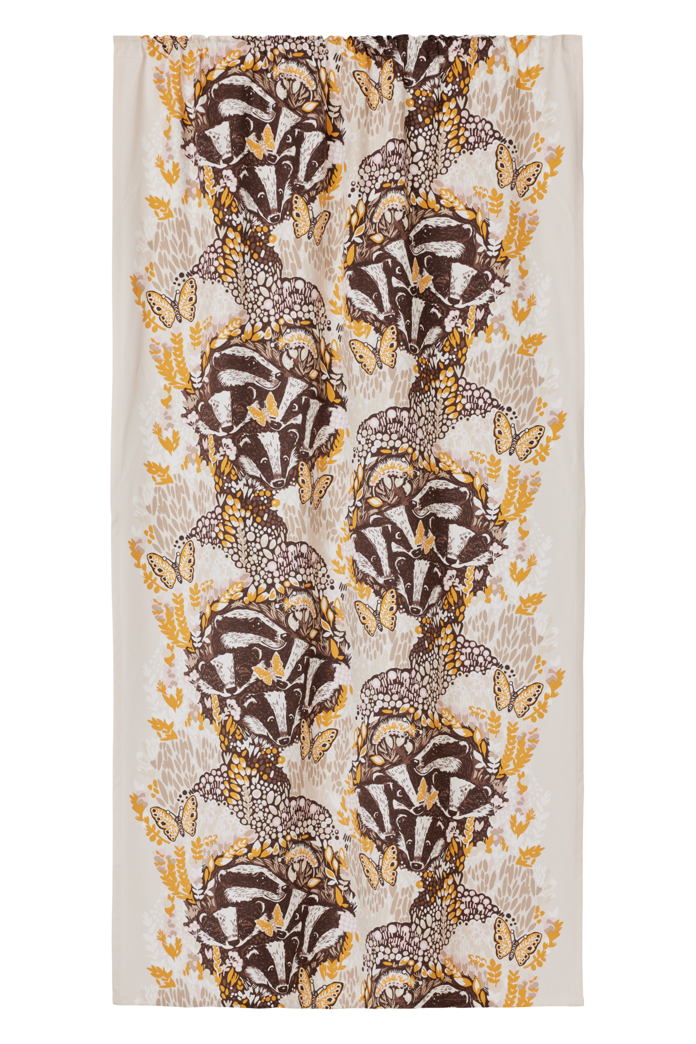 108224-0310; Vallila Iltatähdet-verho Beige / 140x240 cm
