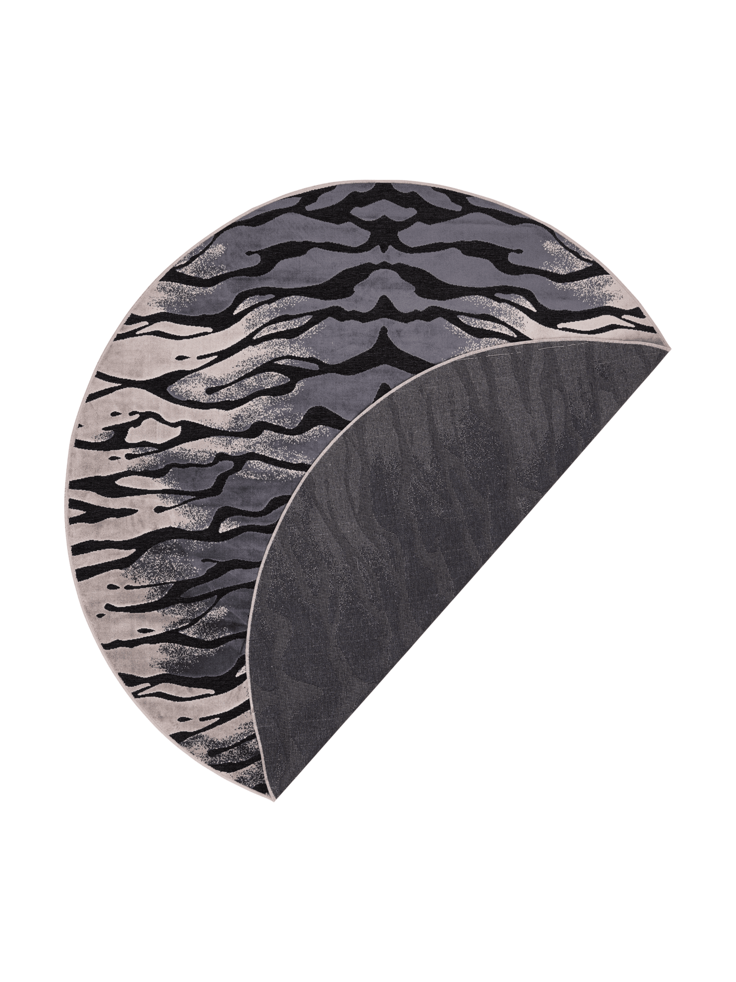 109139-9700_3; Vallila Kuuma puuma -matto Harmaa / Ø160 cm