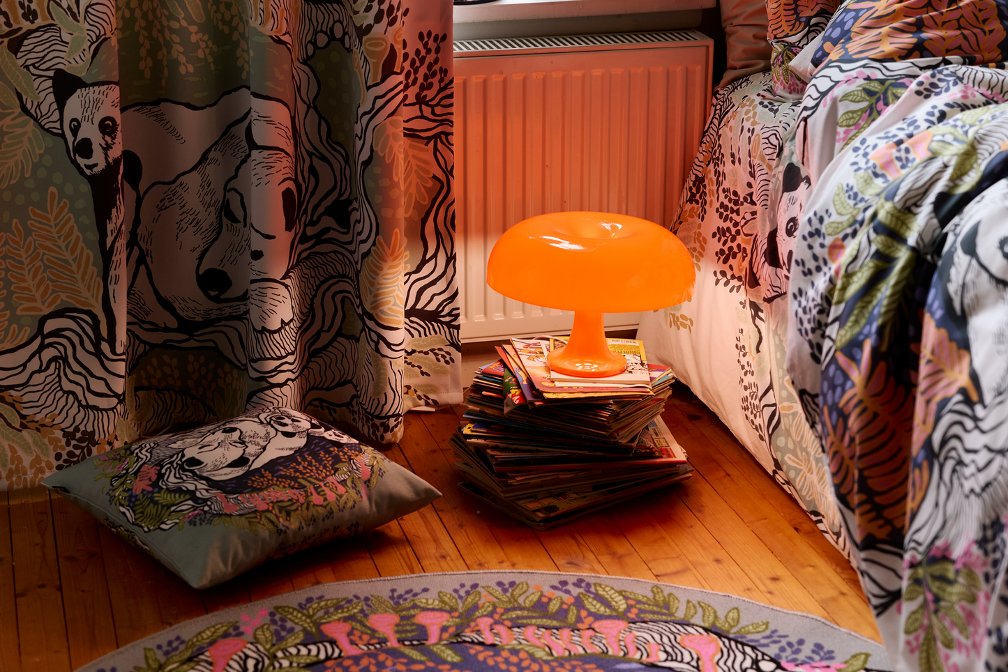 109020-7110_2; Vallila Unikeot-pimennysverho Mintunvihreä / 140x250 cm