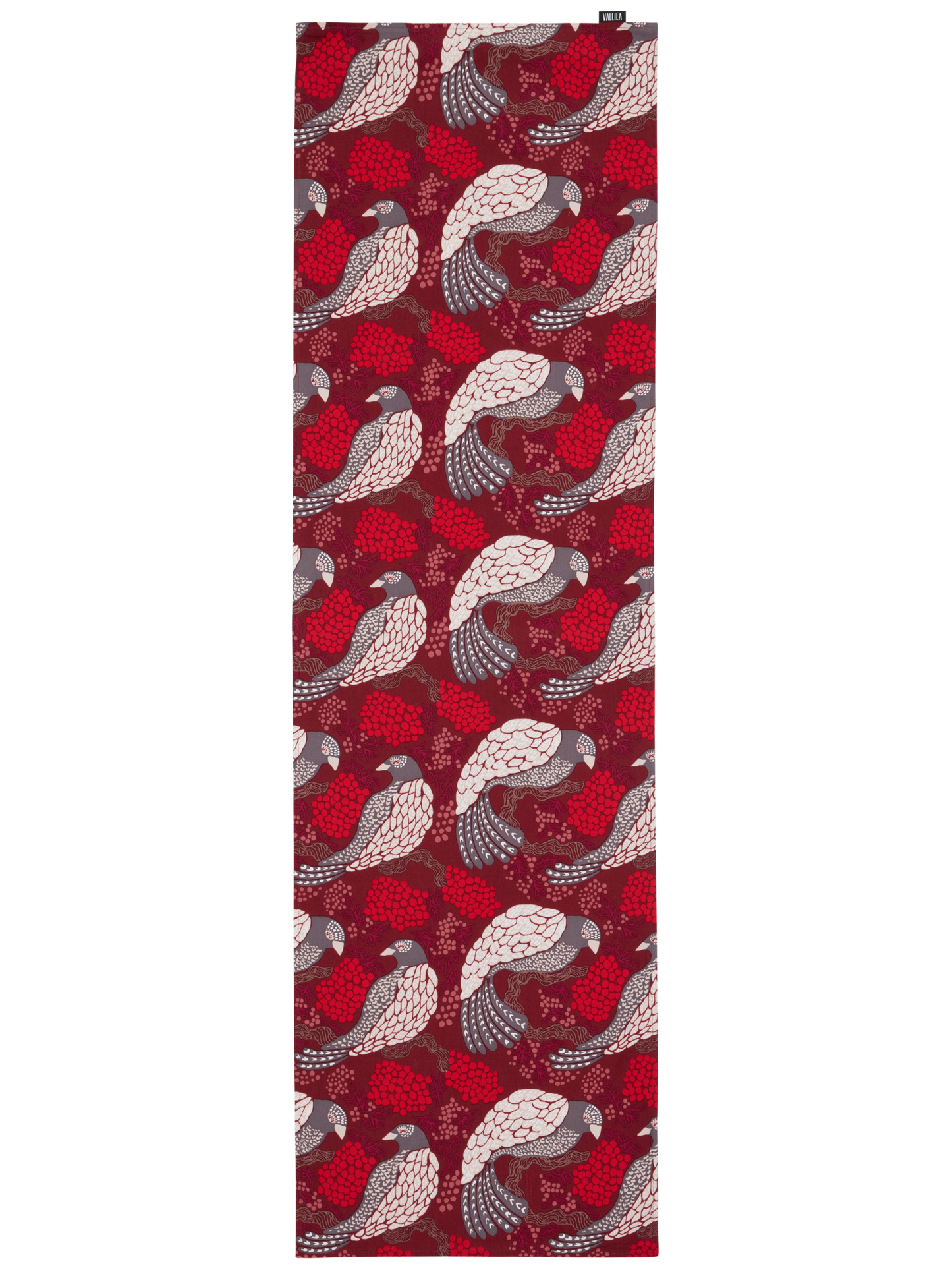 109334-4800; Vallila Viserrys-kaitaliina Punainen / 40x150 cm