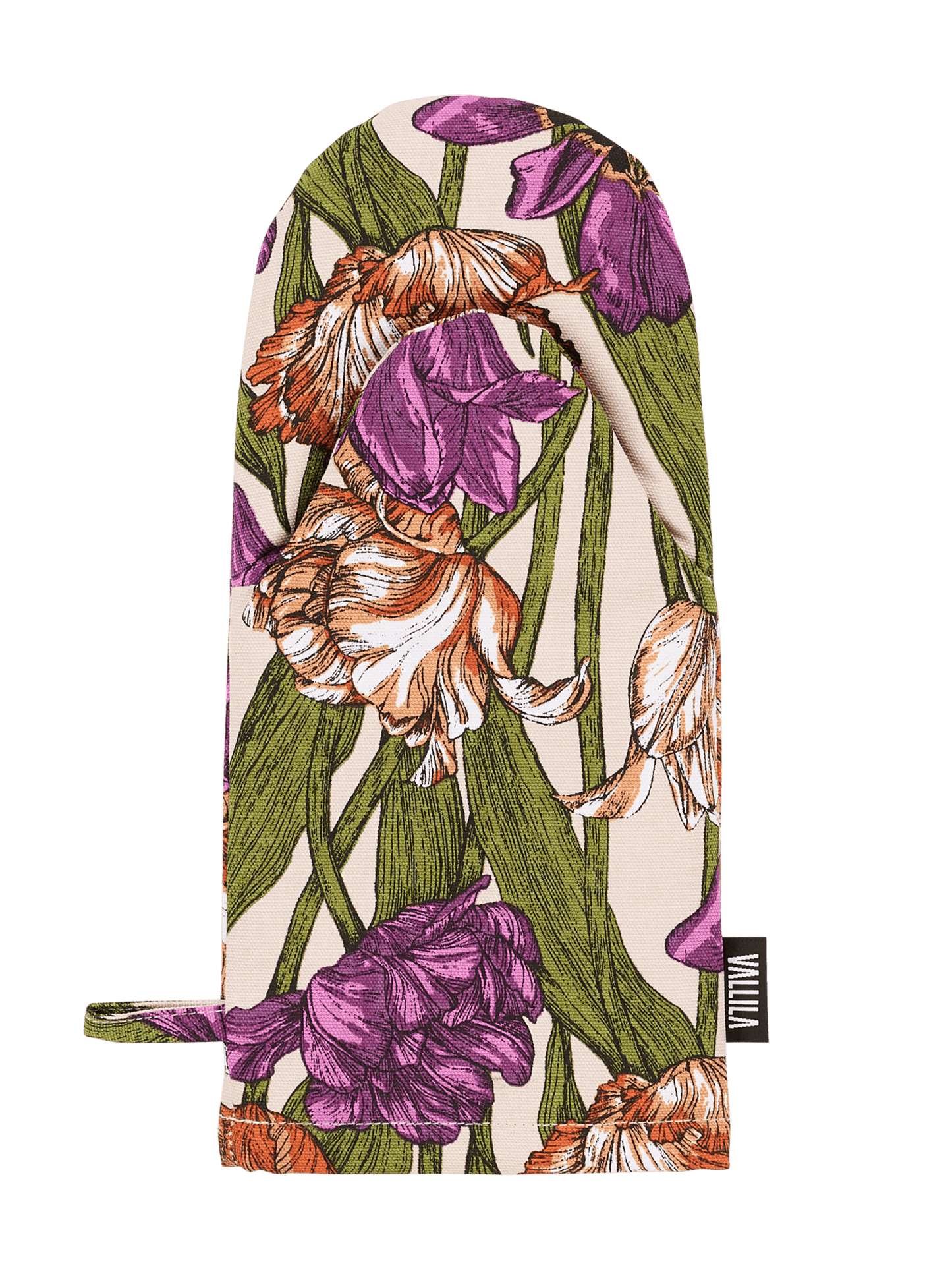 109316-3750; Vallila Kukoistus-patakinnas Terra-violetti / 15x34 cm