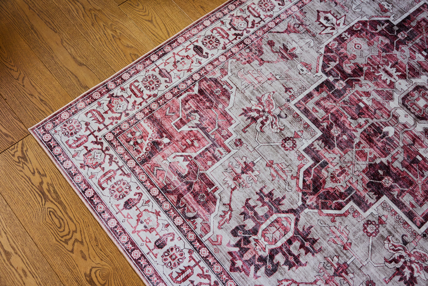 108473-4700_3; Vallila Meripihka-matto Punainen / 200x300 cm