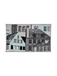 108588-6370; Vallila Kobenhavn-kynnysmatto Mintunvihreä / 50x80 cm