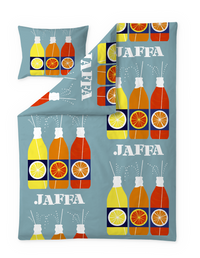 106792-6325; Vallila Jaffa-pussilakanasetti Turkoosi / 150x210 cm