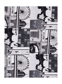 108856-9200; Vallila Helsinki-keittiöpyyhe 2 kpl Harmaa / 50x70 cm