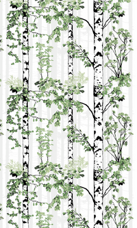 108216-7303; Vallila Luontopolku-vahakangas 145 cm Sammaleenvihreä / 145 cm