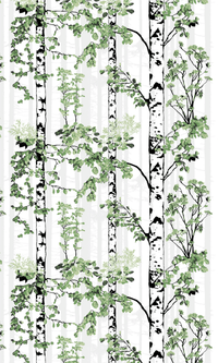 108216-7303; Vallila Luontopolku-vahakangas 145 cm Sammaleenvihreä / 145 cm