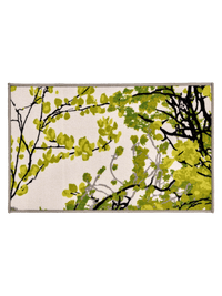 104545-02; Vallila Retriitti-kynnysmatto Vihreä / 50x80 cm