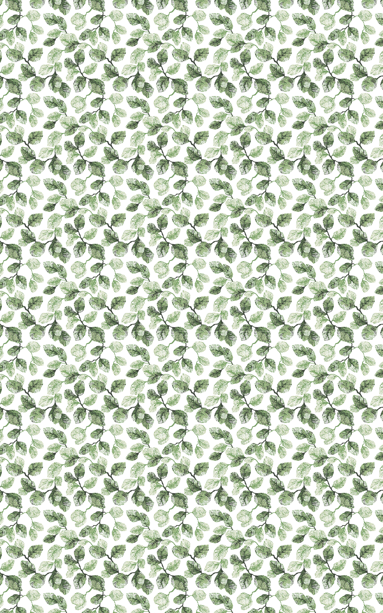 108251-7500; Vallila Alkulähde-vahakangas 145 cm Vihreä / 145 cm