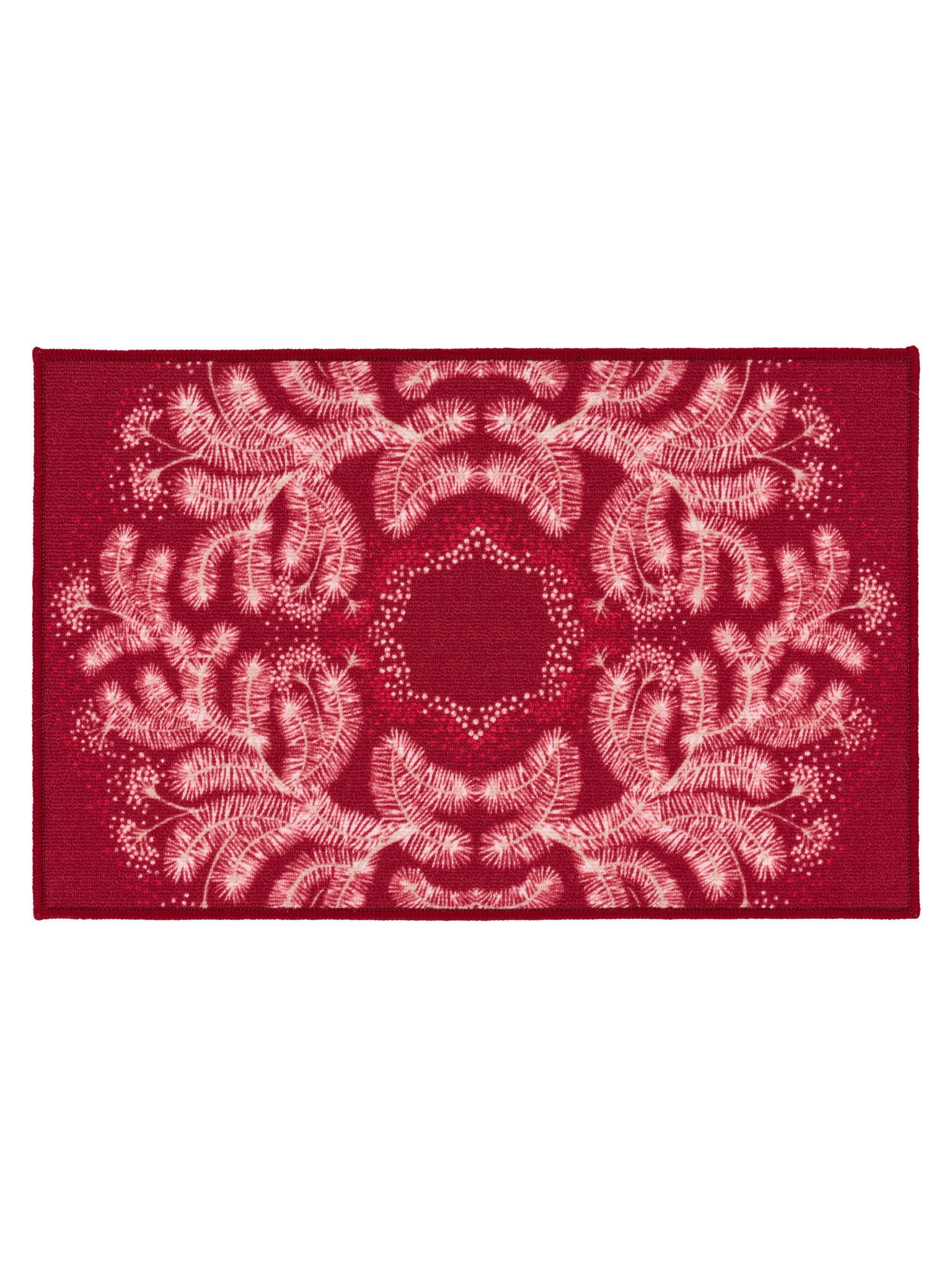 108735-4700; Vallila Havunen-kynnysmatto Punainen / 50x80 cm