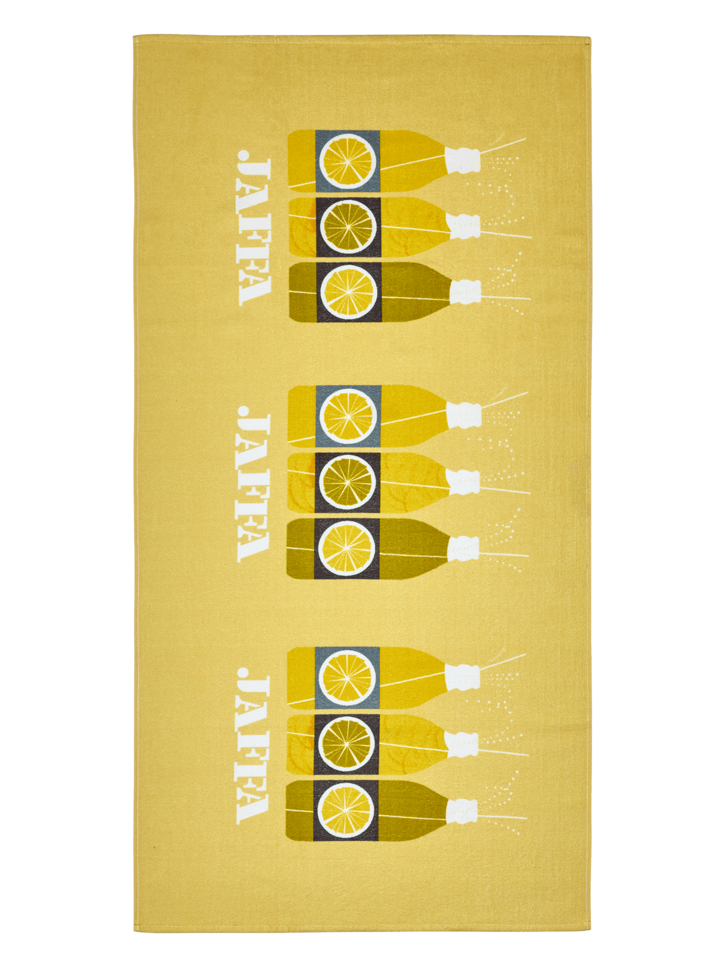 108968-2100; Vallila Jaffa-pyyhe Keltainen / 70x140 cm