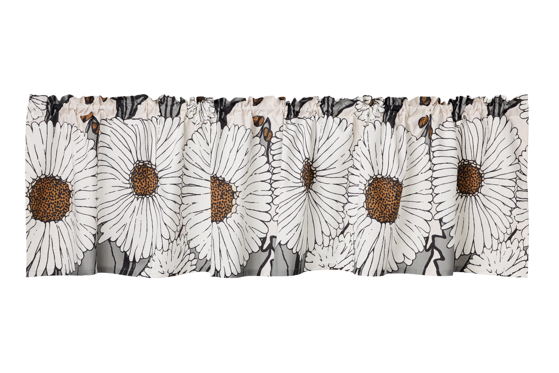 108568-9312; Vallila Hellekesä-verhokappa Harmaa-beige / 60x250 cm