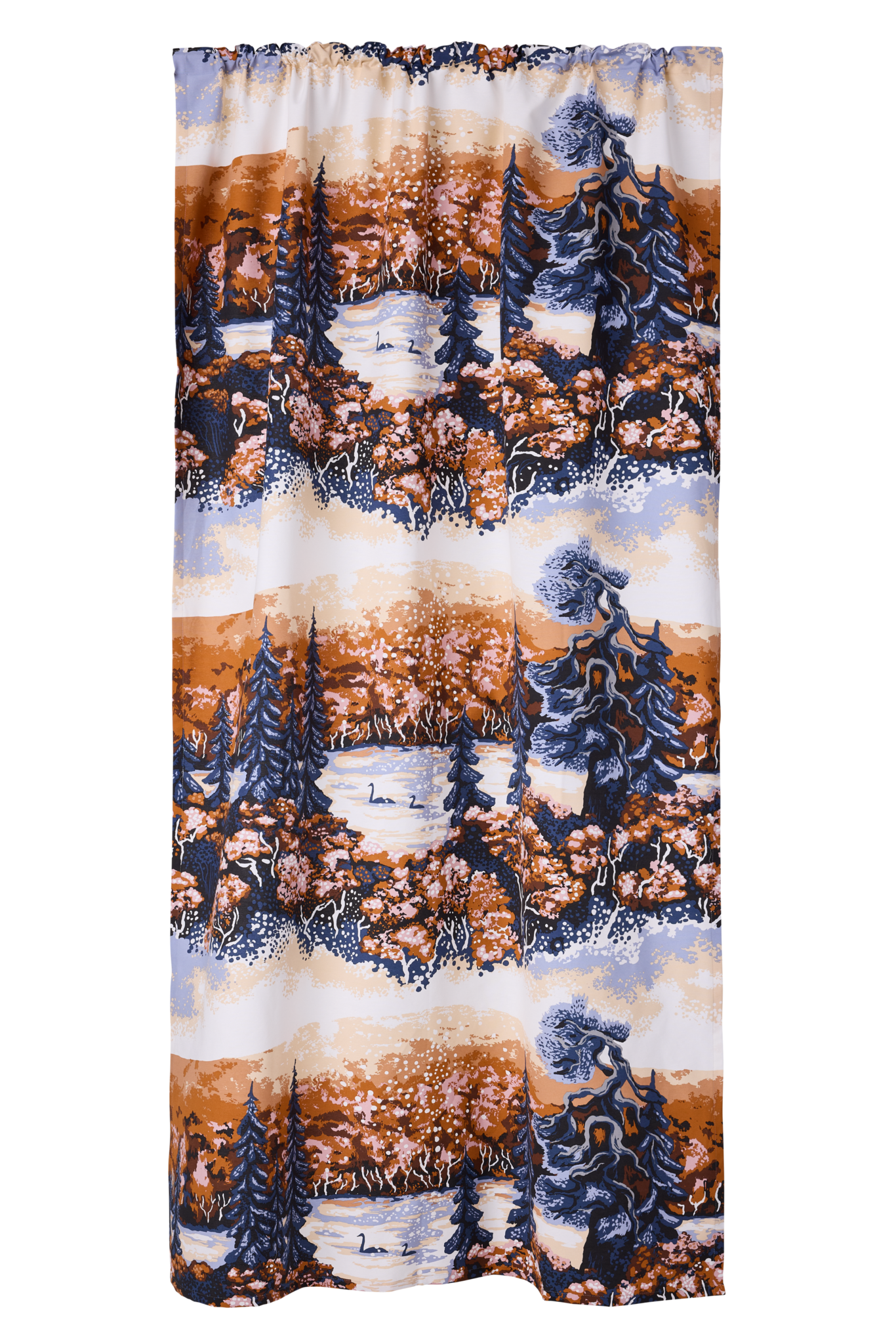 108817-3760; Vallila Muonio 150 -verho Okra / 140x250 cm