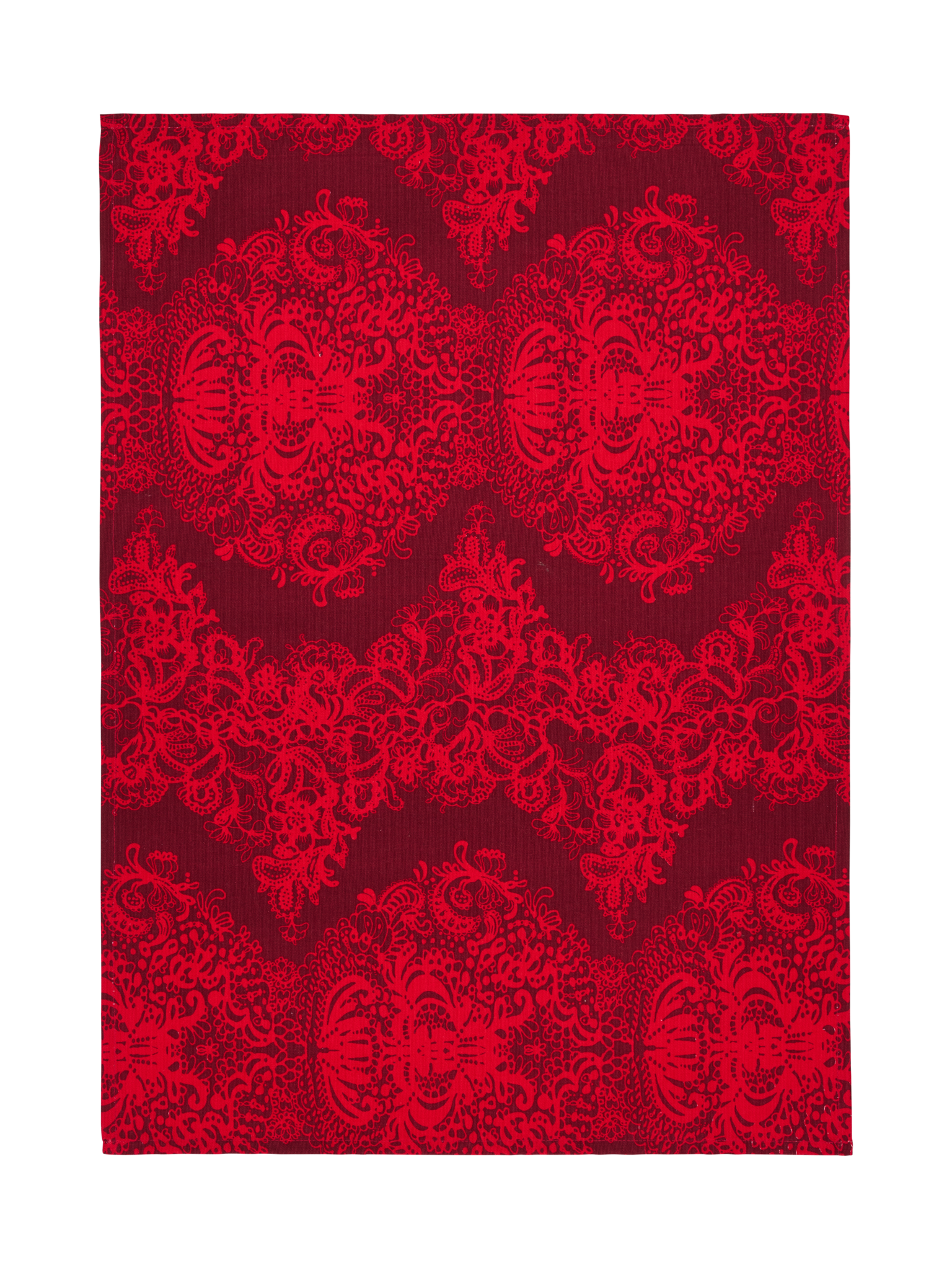 108857-4800; Vallila Mandariini-keittiöpyyhe 2 kpl Punainen / 50x70 cm