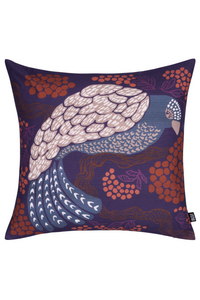 108910-3959; Vallila Viserrys-koristetyynynpäällinen Terra-violetti / 43x43 cm