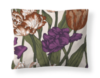 109330-3750; Vallila Kukoistus-satiinityynyliina Terra-violetti / 50x60 cm