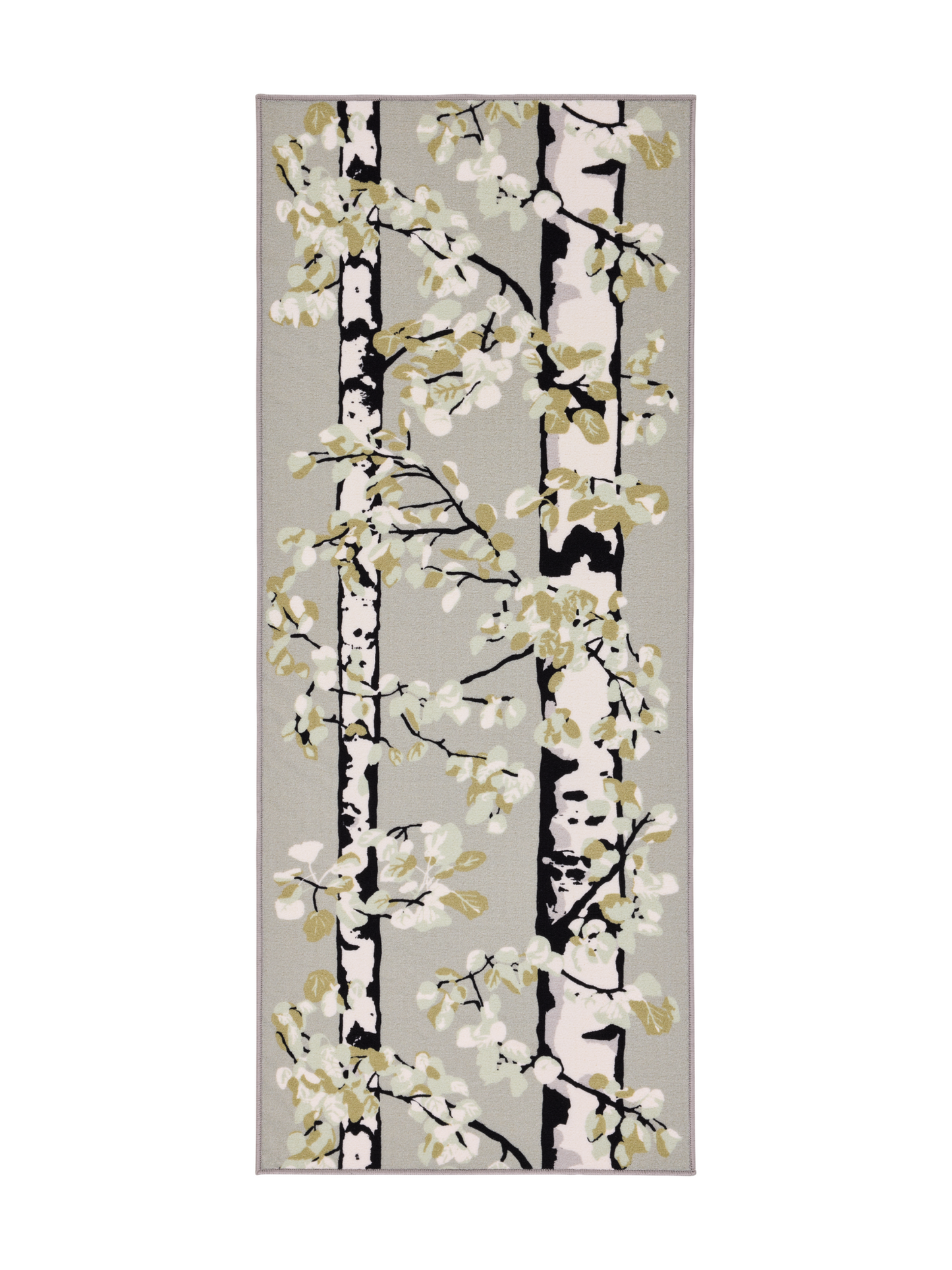 107016-7303; Vallila Luontopolku-käytävämatto Sammaleenvihreä / 80x200 cm