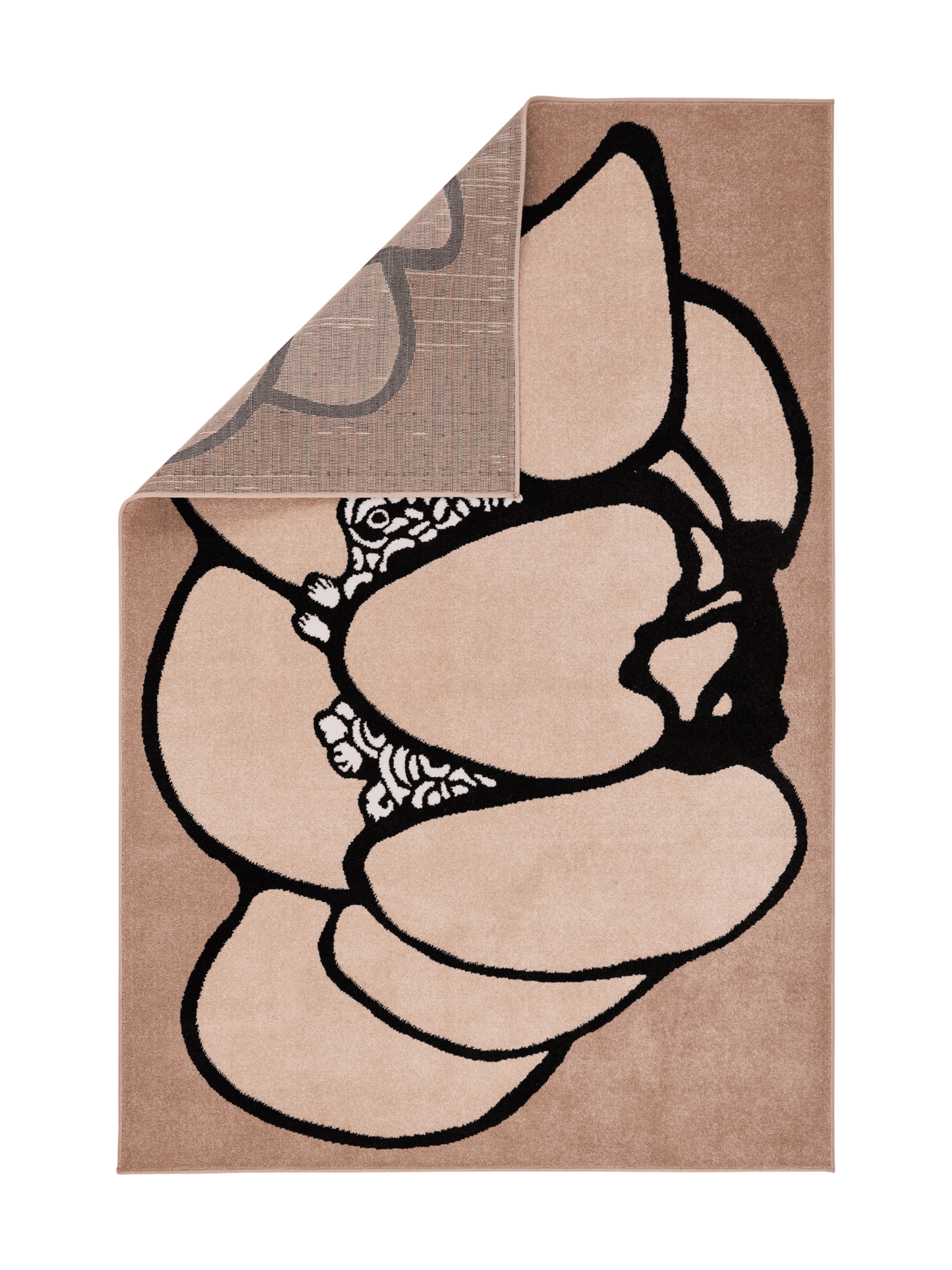 108902-1000_4; Vallila Juhla Makeba -matto Beige / 200x300 cm