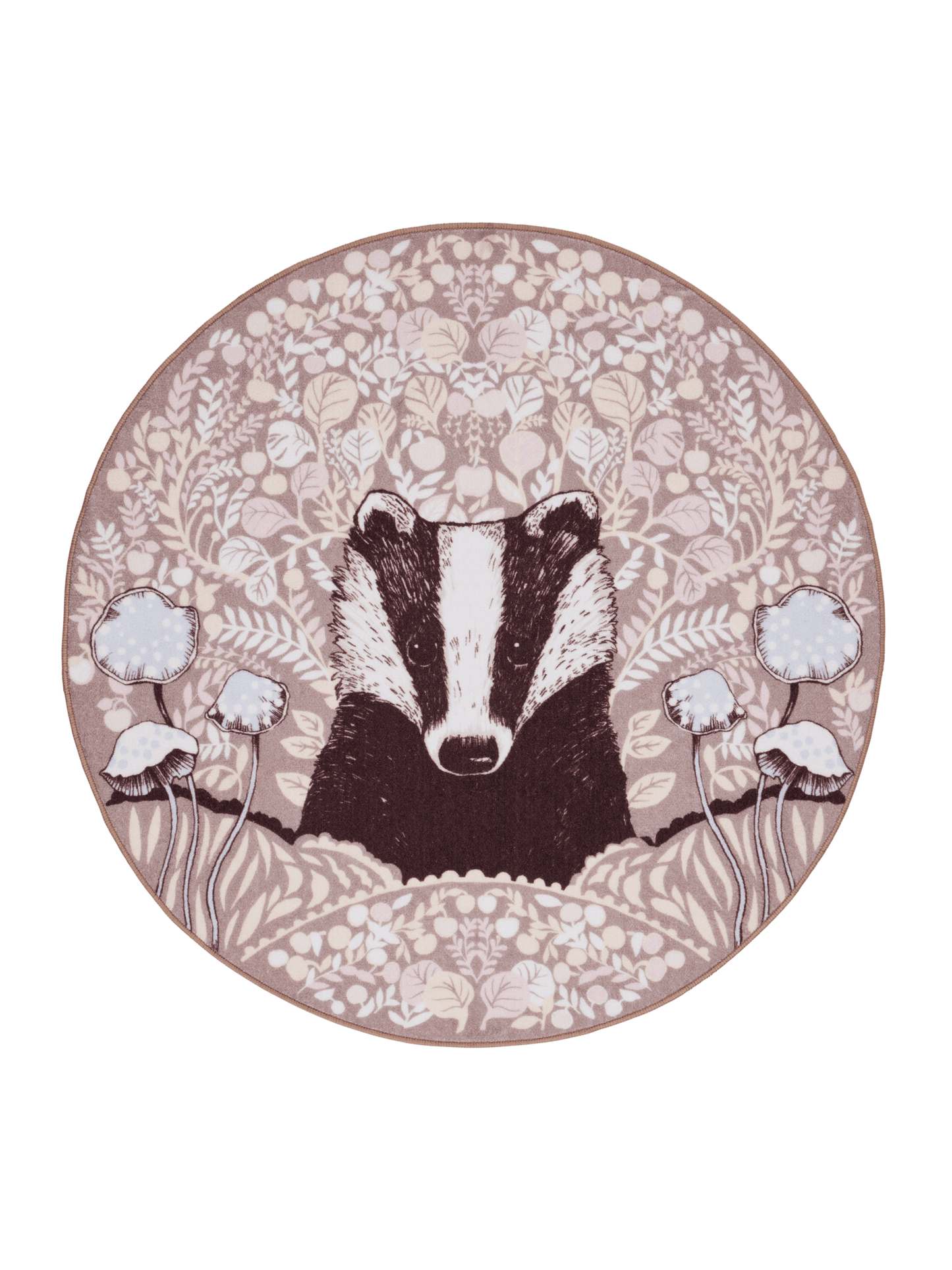 106835-6; Vallila Yövuoro-matto Latte / Ø100 cm