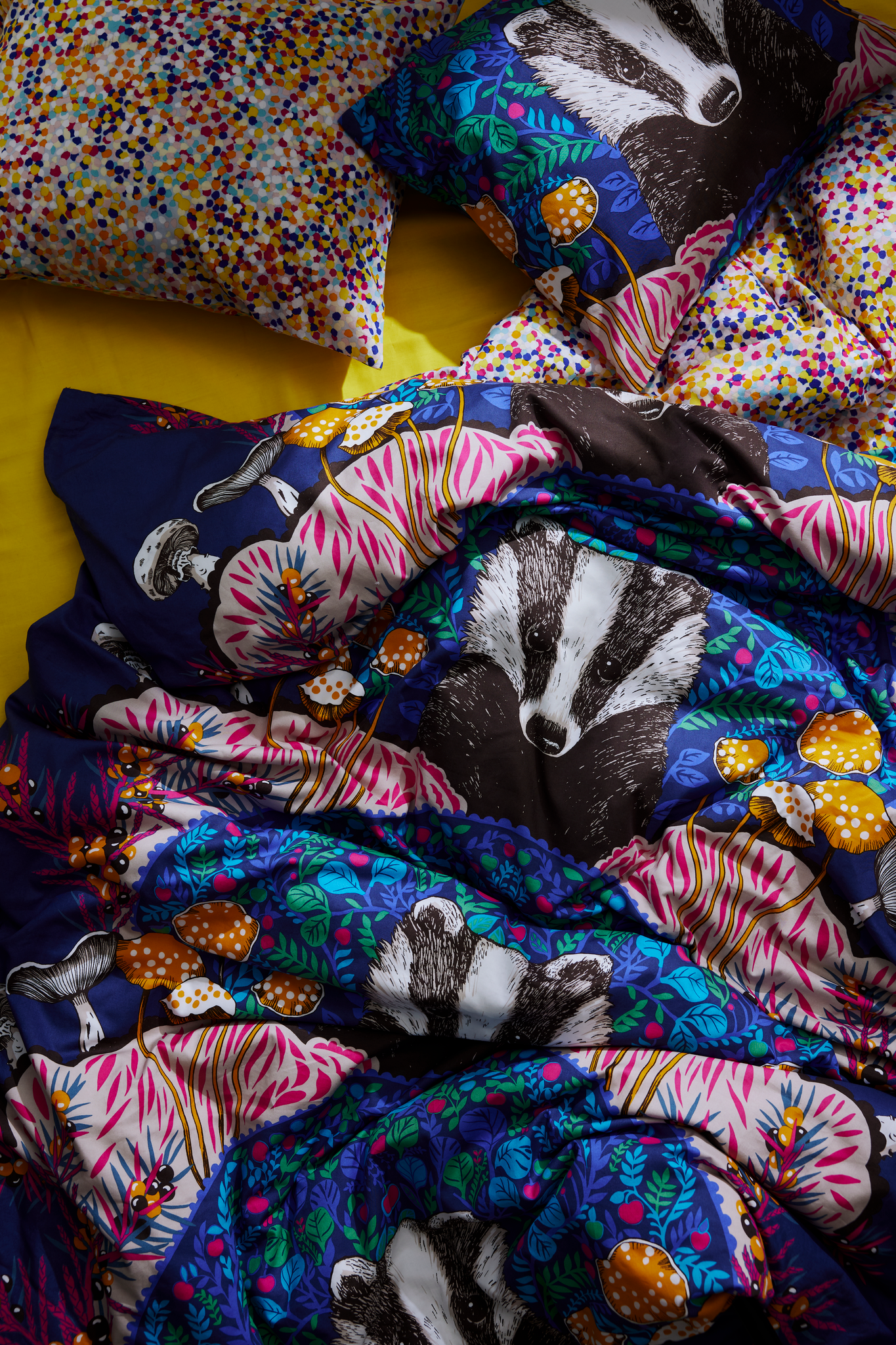 106710-8_2; Vallila Yövuoro-pussilakanasetti Monivärinen / 150x210 cm