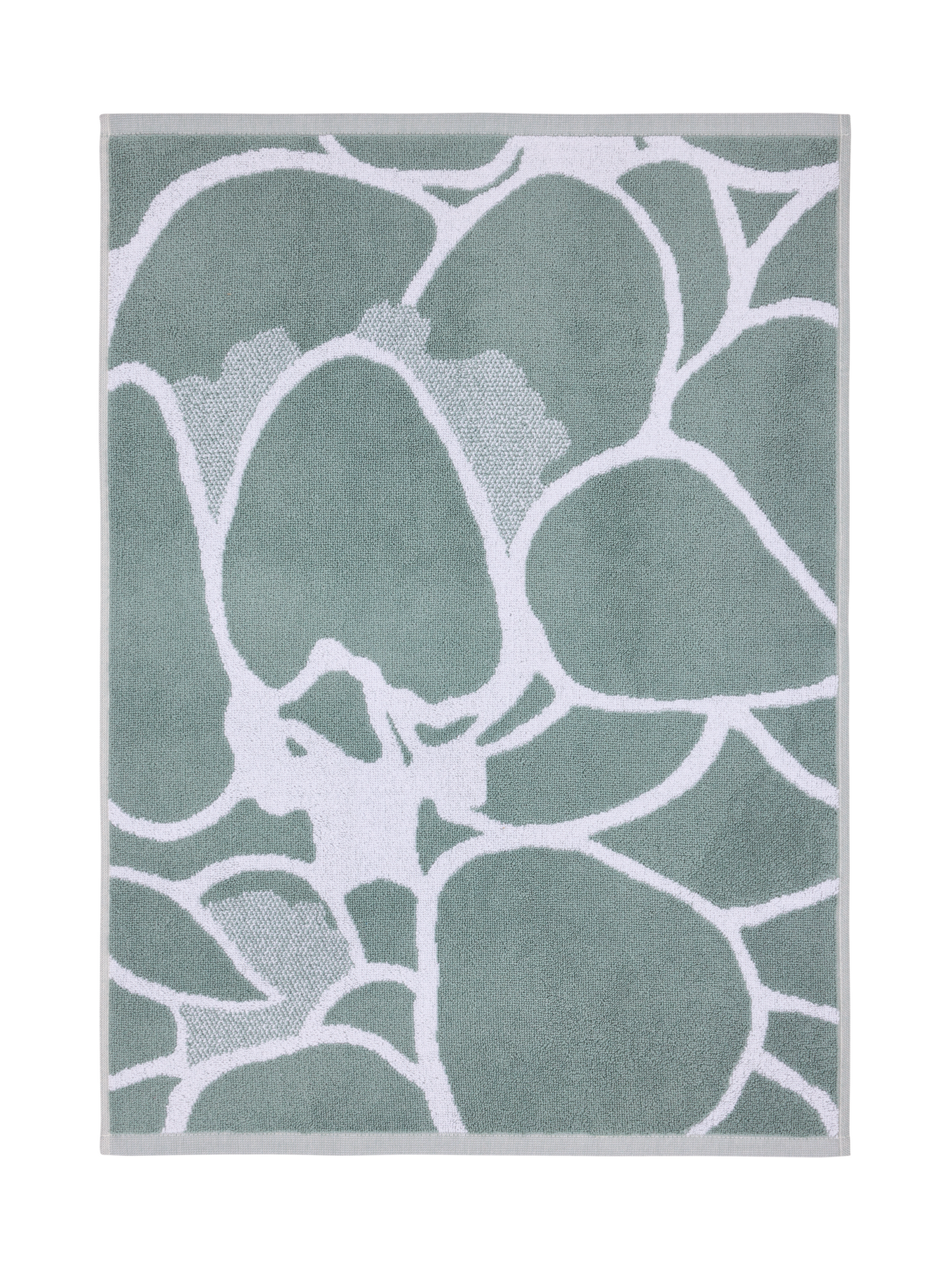 107231-7100_1; Vallila Makeba-pyyhe Salvianvihreä / 50x70 cm
