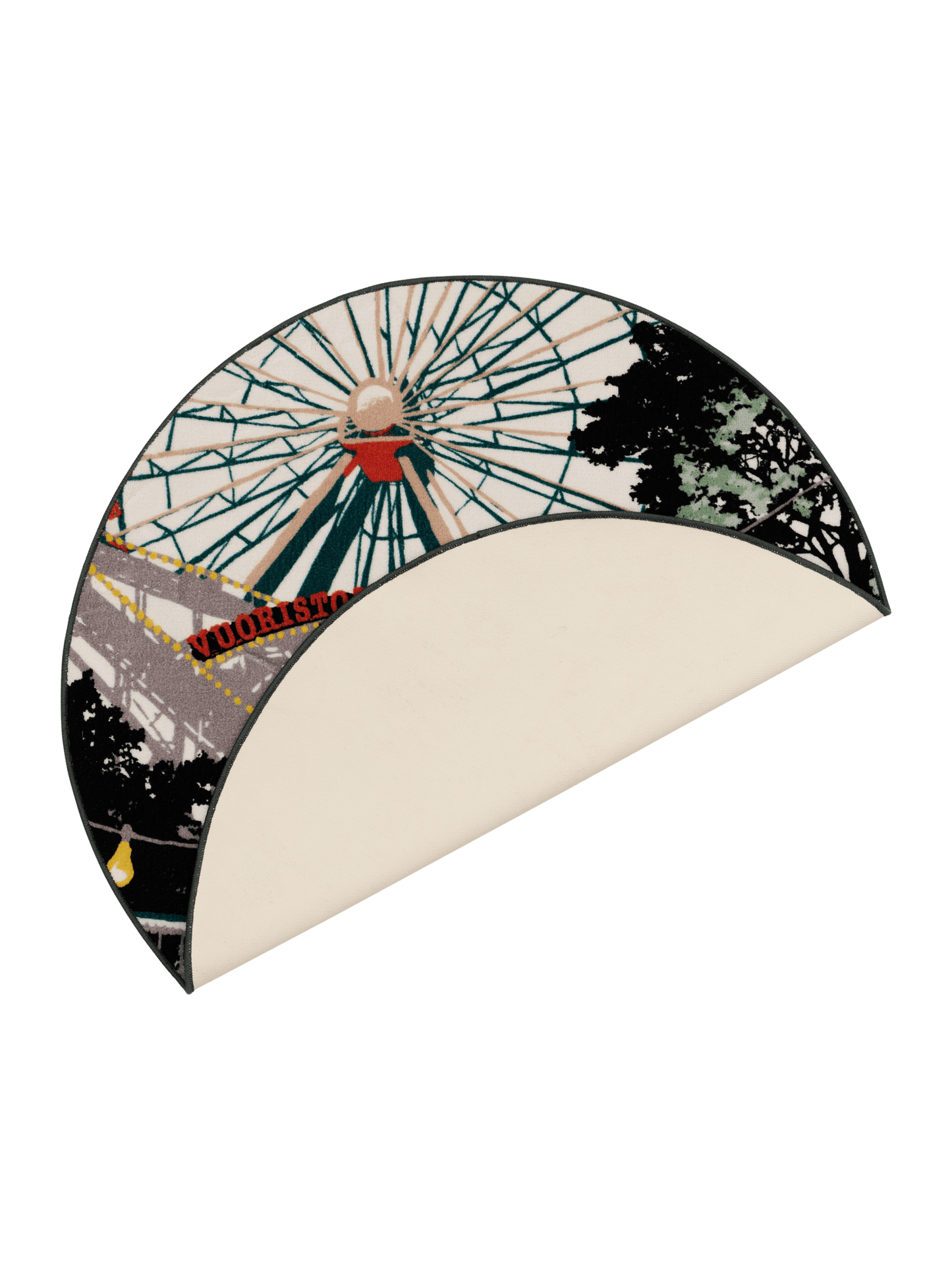 109225-8000_2; Vallila Lintsi-matto Monivärinen / Ø133 cm