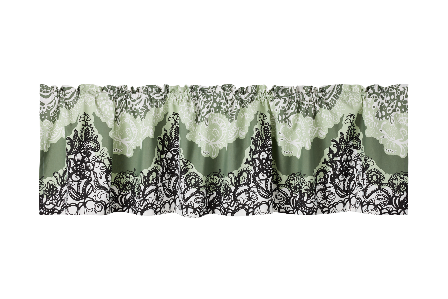 23310-61090-7700VA; Vallila Mandariini-verhokappa Vihreä / 60x250 cm